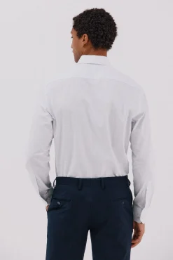 Camisa vestir cuadros fácil plancha