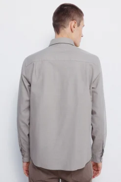 Camisa vestir estructura bicolor