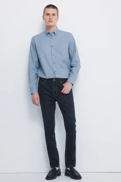 Camisa vestir estructura bicolor