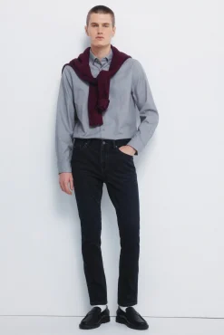 Camisa vestir estructura bicolor