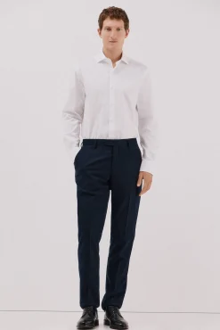 Camisa vestir lisa fácil plancha