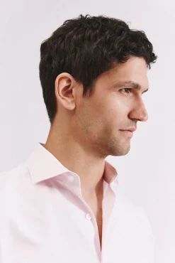 Camisa vestir lisa fácil plancha