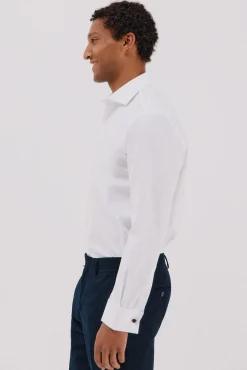 Camisa vestir rayas algodón tencel