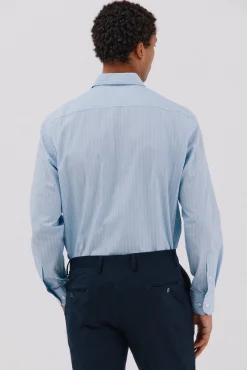 Camisa vestir rayas fácil plancha