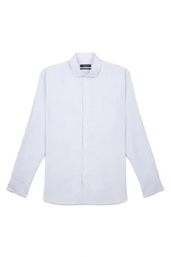 Camisa vestir rayas slim fit fácil plancha