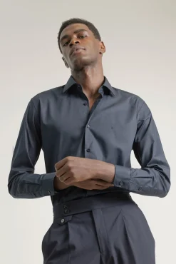 Camisa vestir regular fit popelin