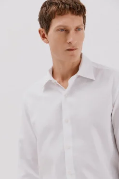 Camisa vestir twill fácil plancha