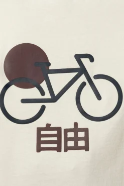 Camisera manga larga bici Japón niño