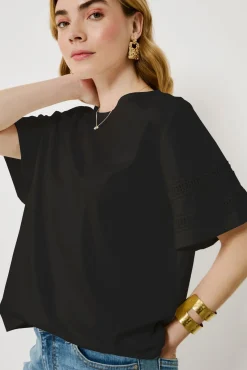 Camiseta algodón orgánico con calados