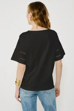 Camiseta algodón orgánico con calados