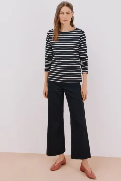 Camiseta barco botones