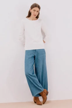 Camiseta barco botones