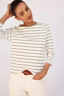 Camiseta básica botones dorados