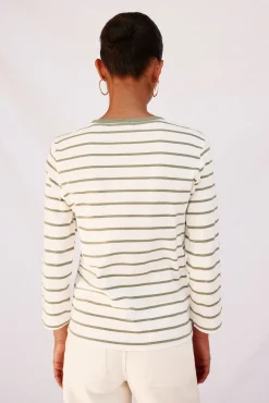 Camiseta básica botones dorados