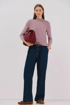 Camiseta básica cuello perkins