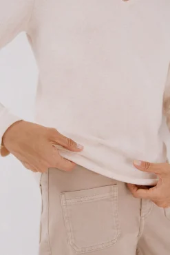 Camiseta básica cuello pico