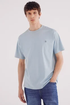 Camiseta básica cuello redondo