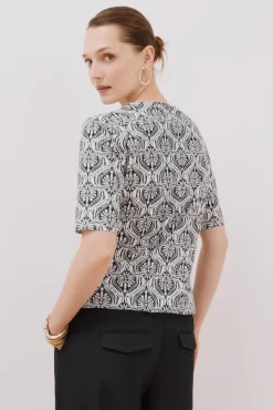 Camiseta básica escote barco