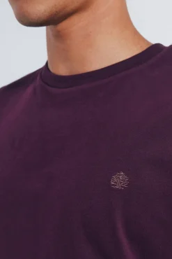 Camiseta básica manga larga acabado suave