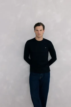 Camiseta básica manga larga