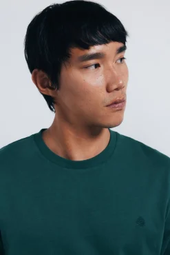 Camiseta básica manga larga acabado suave