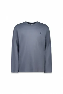 Camiseta básica manga larga acabado suave