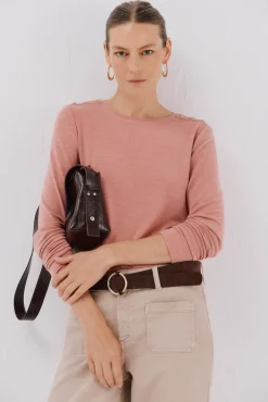 Camiseta caja botones