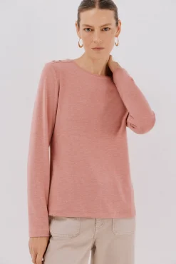 Camiseta caja botones