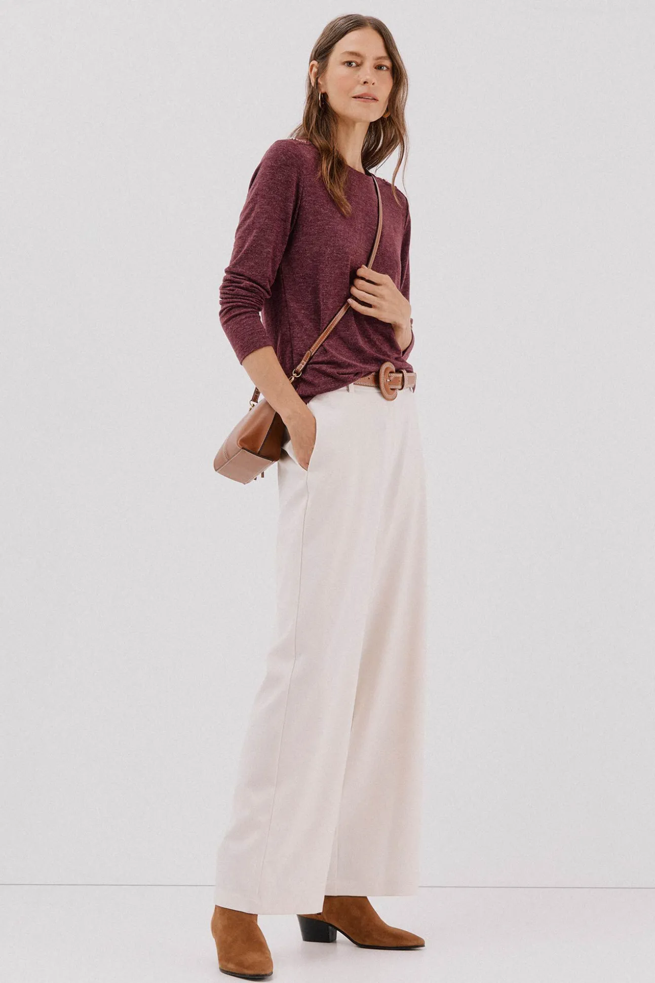 Camiseta caja botones