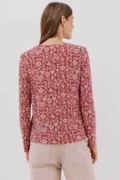 Camiseta caja botones