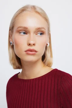 Camiseta canalé escote barca