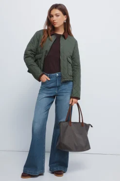 Camiseta canalé escote barca