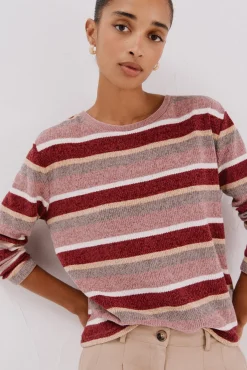 Camiseta chenilla rayas