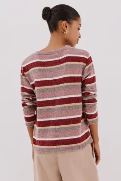 Camiseta chenilla rayas