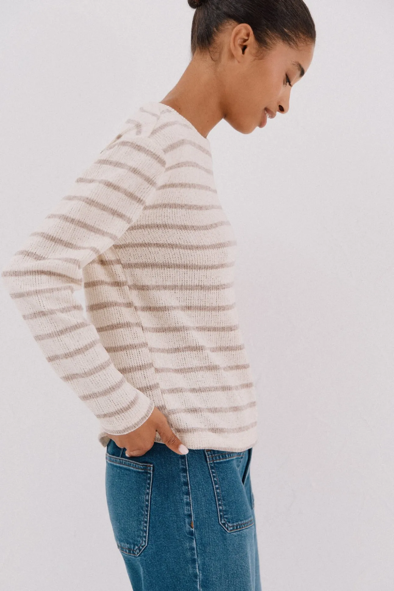 Camiseta chenilla rayas