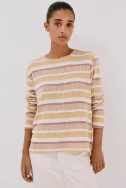 Camiseta chenilla rayas