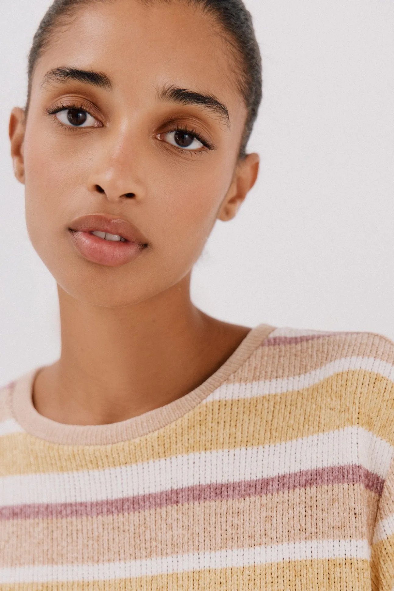 Camiseta chenilla rayas