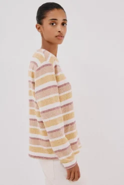 Camiseta chenilla rayas