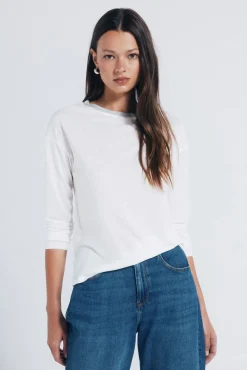 Camiseta cuello lurex