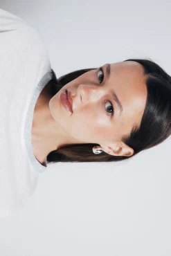 Camiseta cuello lurex