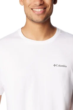 Camiseta de manga corta de algodón orgánico Basic Logo™ de Columbia para hombre