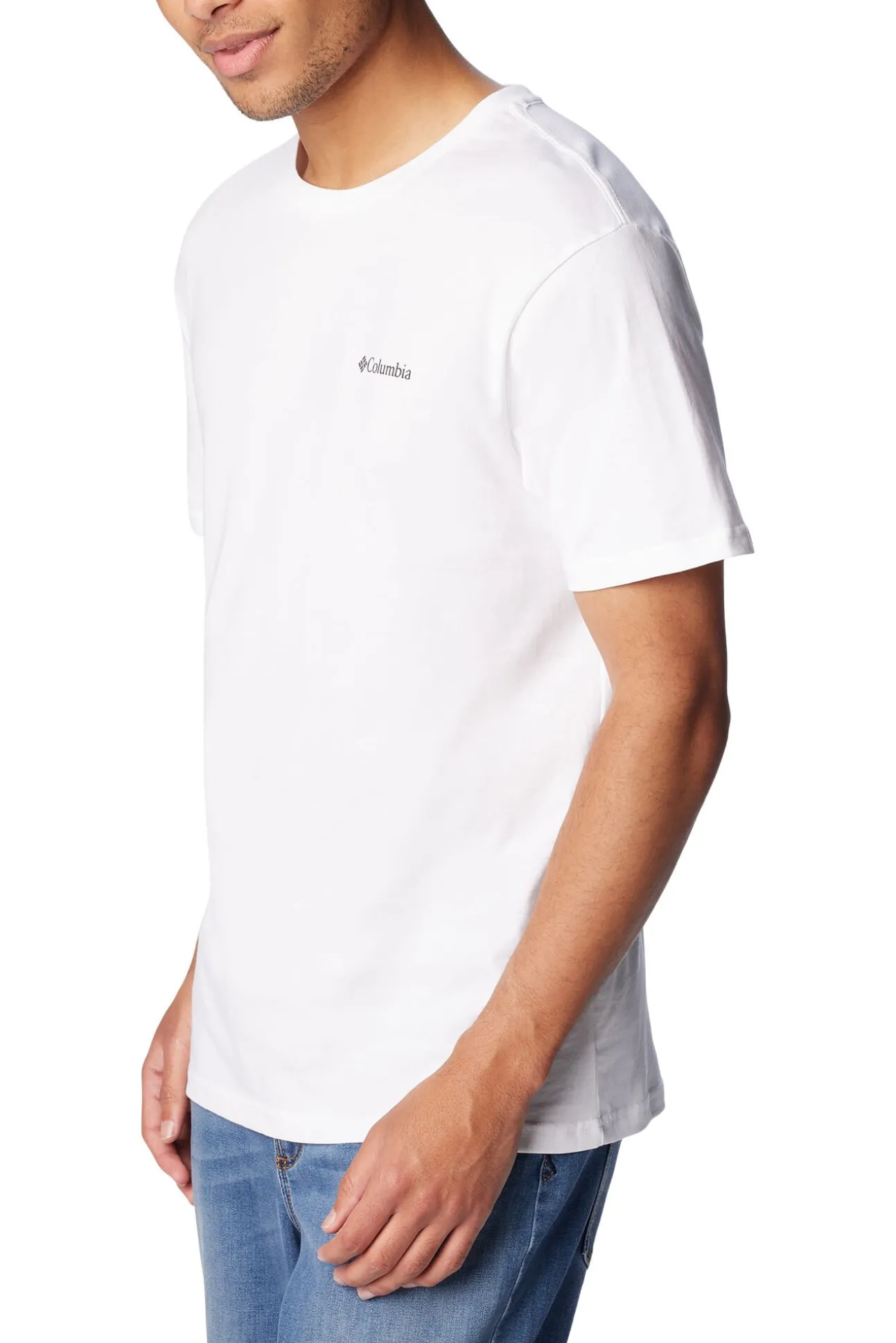 Camiseta de manga corta de algodón orgánico Basic Logo™ de Columbia para hombre