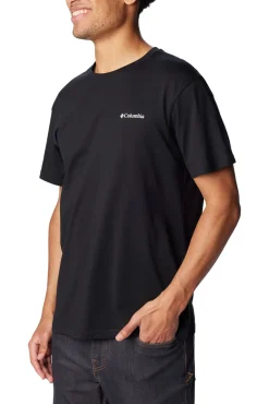 Camiseta de manga corta de algodón orgánico Basic Logo™ de Columbia para hombre