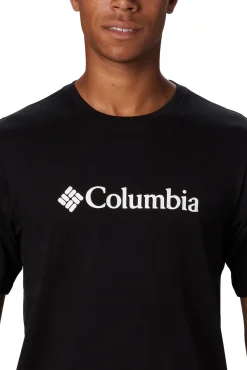 Camiseta de manga corta de algodón orgánico Basic Logo™ de Columbia para hombre