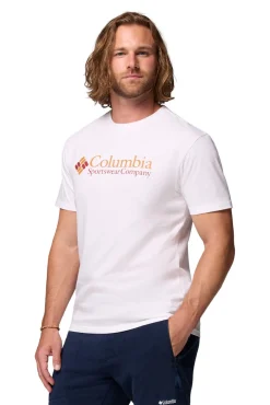 Camiseta de manga corta de algodón orgánico Basic Logo™ de Columbia para hombre