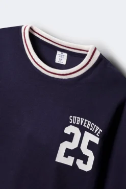 Camiseta de manga larga varsity niño