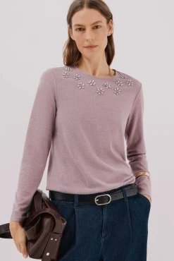 Camiseta detalle strass