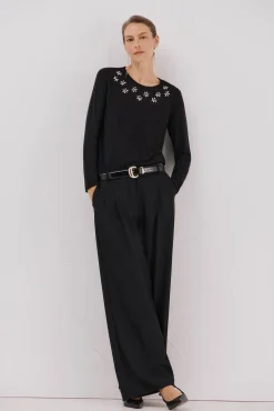 Camiseta detalle strass