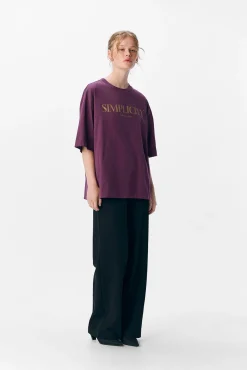 Camiseta estampada texto