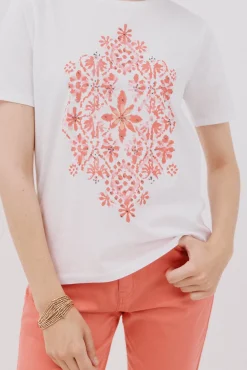 Camiseta estampado posicional